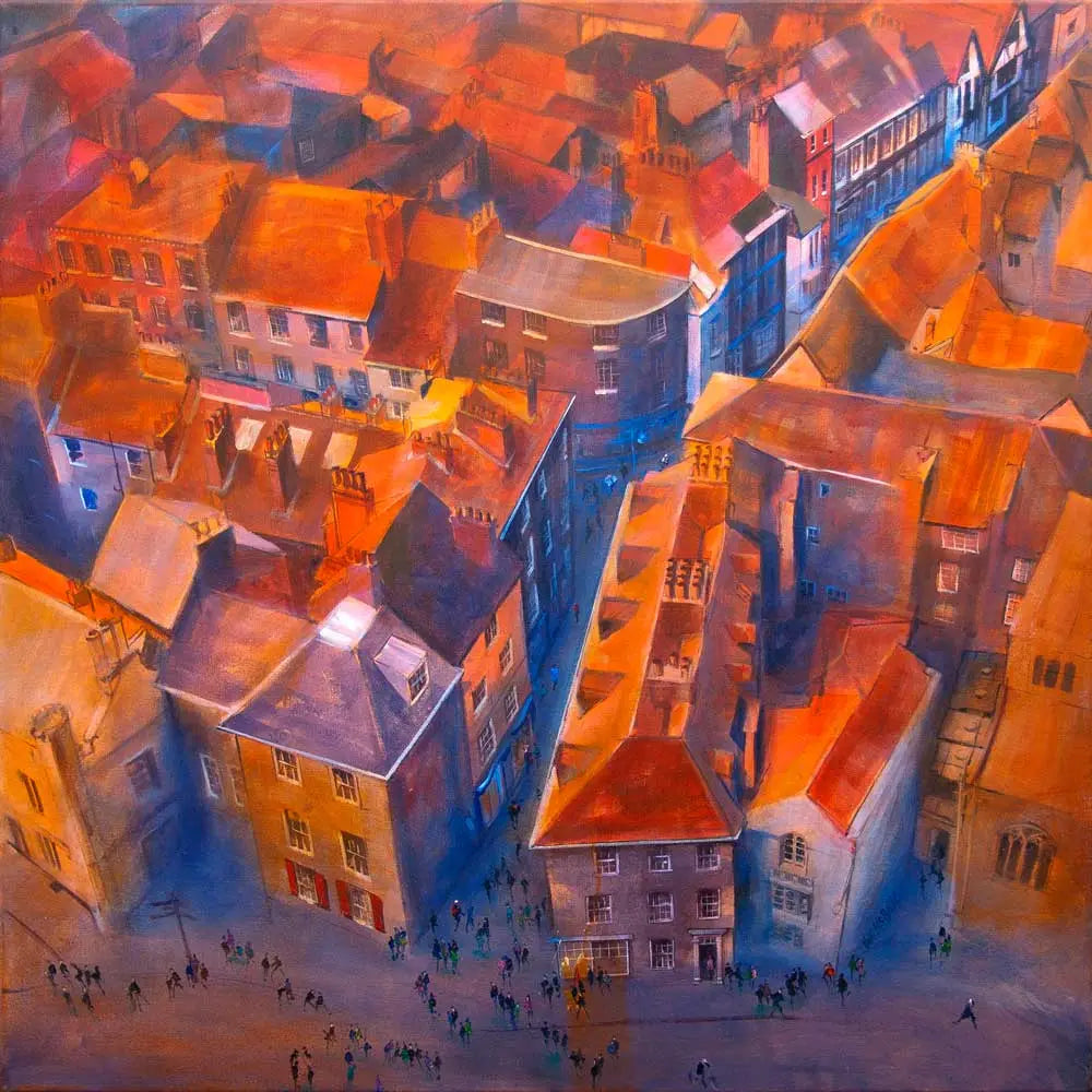 Paintings all ready for the Great North Art Show in Ripon