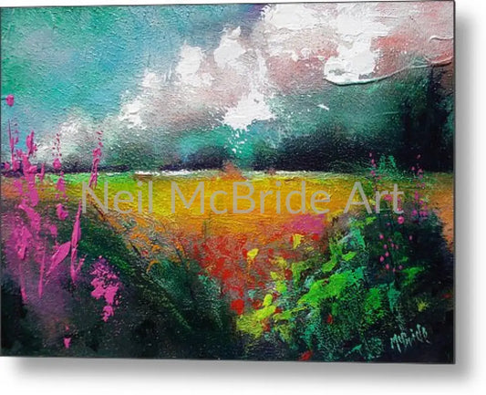 Abundance | Reproduction art print on Metal 14.000’’ x 9.500’’ Metal Print