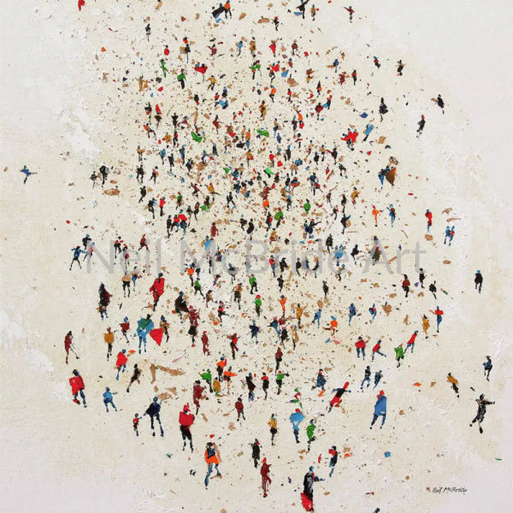 After The Rally - Art Print 10’’ x 10’’ / Watercolor Paper Art Print