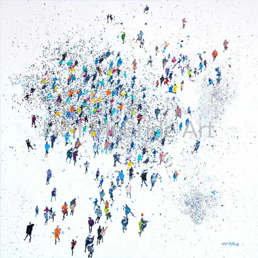 After the Wedding original painting on canvas Paintings