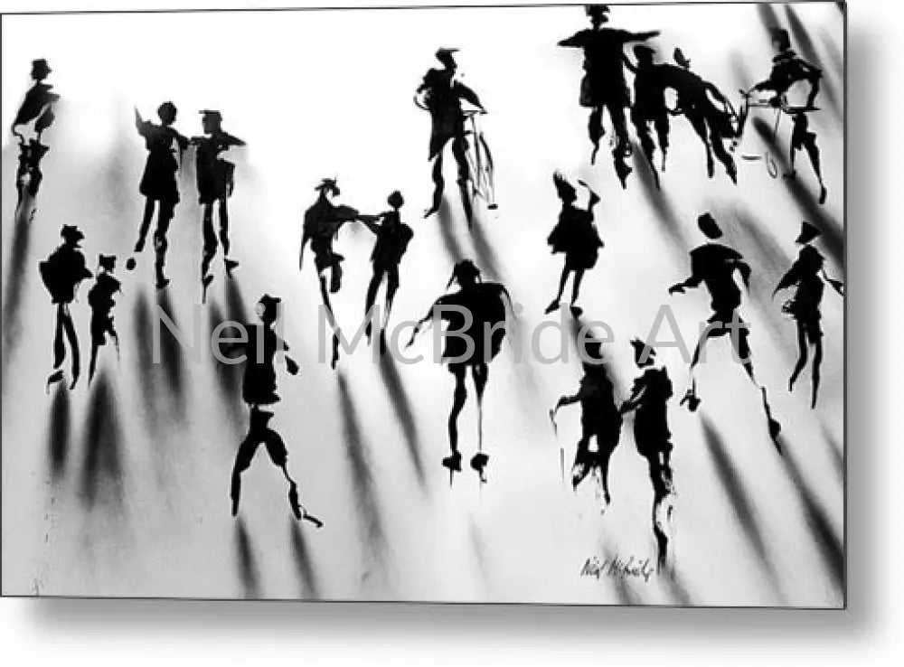 Big Light art captured on a metal print by painter Neil McBride