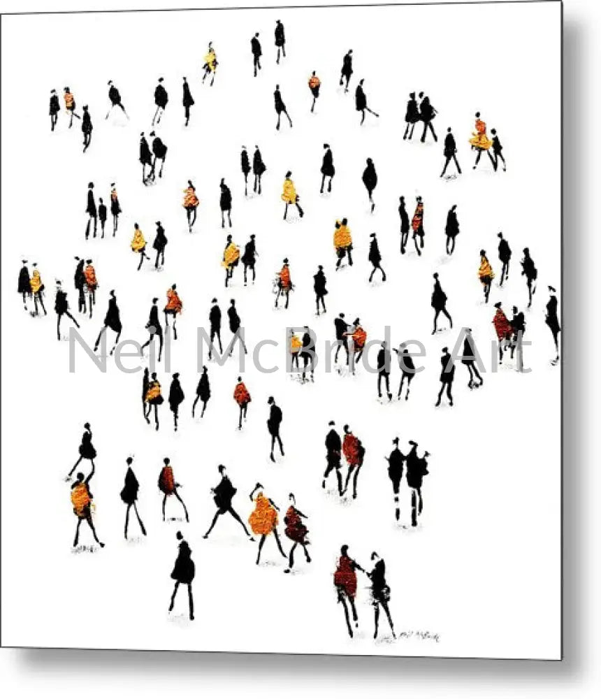 Birging Metal Print 14.000’’ x 14.000’’ Metal Print