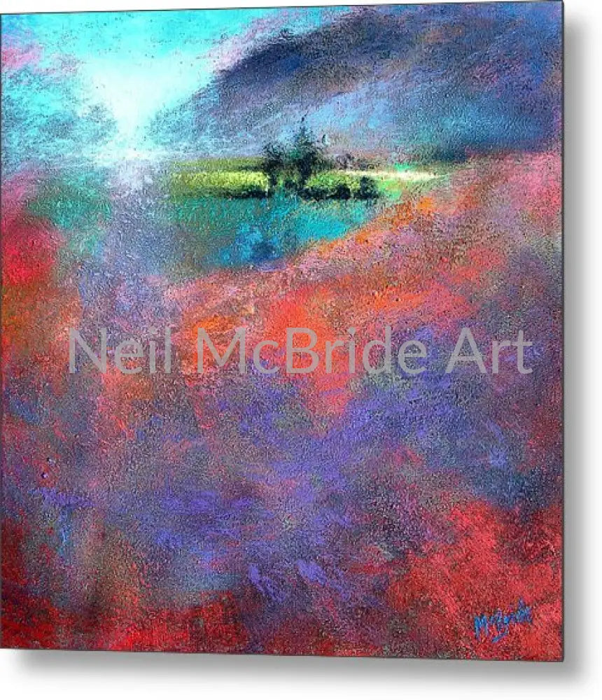 Bright Light landscape art prints on metal