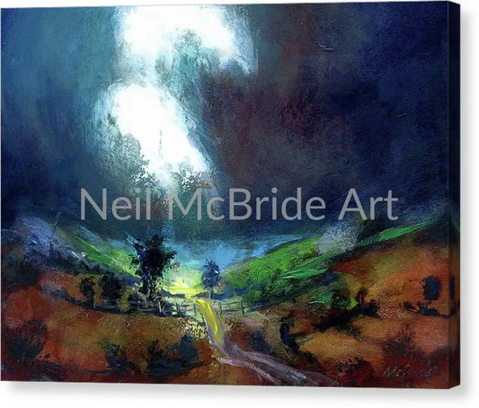 Burst Of Light Canvas Prints 16.000’’ x 11.750’’ / Mirrored / Glossy Canvas Print