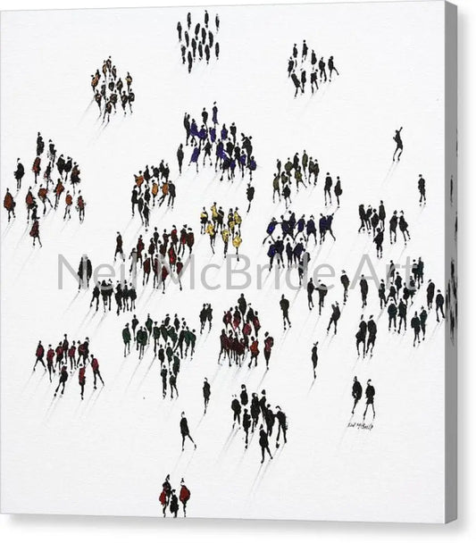 Cliques Canvas Print 16.000’’ x 16.000’’ / Mirrored / Glossy Canvas Print