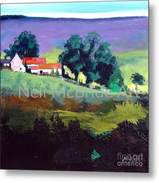 Clitherbeck In The North York Moors Metal Prints 12.000’’ x 11.875’’ Metal Print