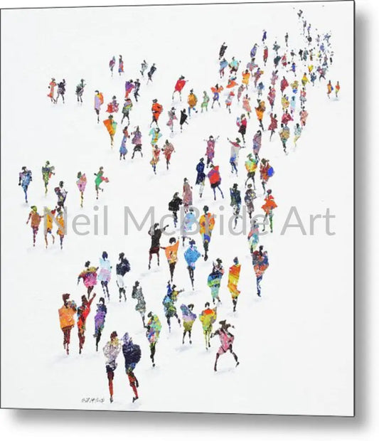 Convergence Metal Prints 12’’ x 12’’ Metal Print