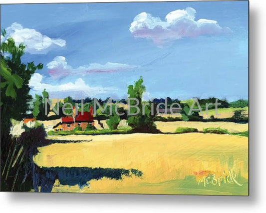 Crayke Farm North Yorkshire Metal Print 16.000’’ x 10.750’’ Metal Print