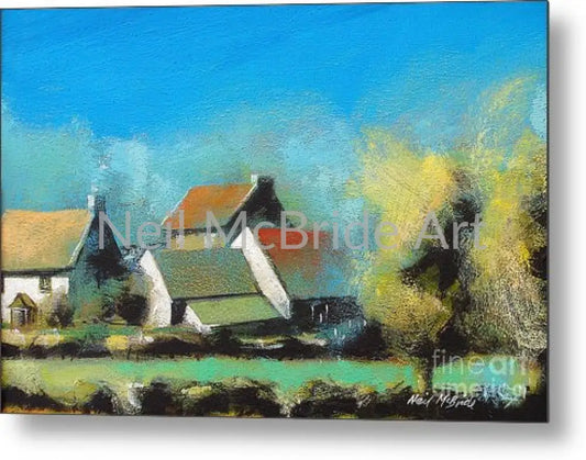 Crich Farm Metal Print 10.000’’ x 6.625’’ Metal Print