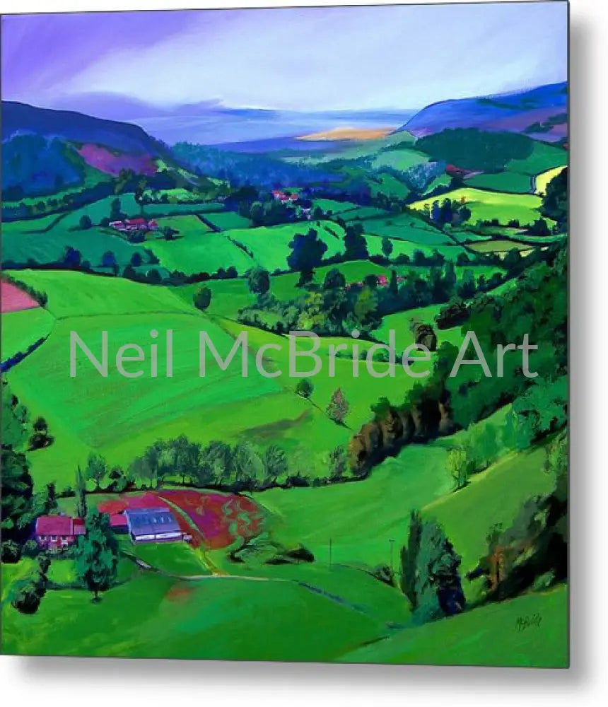 Dales Patchwork - Metal Print 8.000’’ x 8.000’’ Metal Print