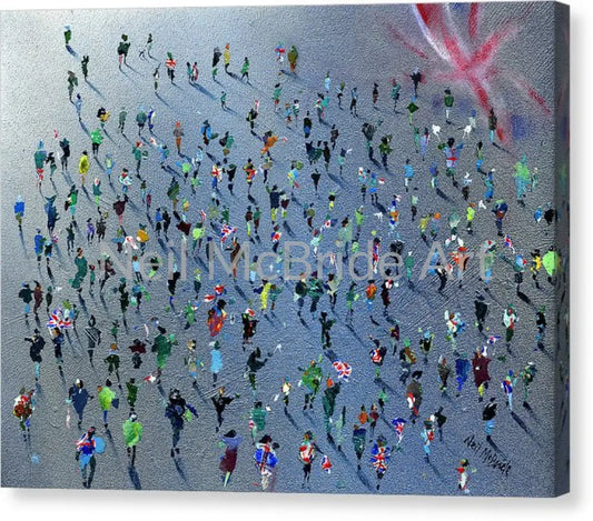 Diamond Jubilee Celebrations Canvas Print 20.000’’ x 15.250’’ / Mirrored / Glossy Canvas Print