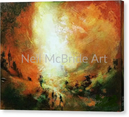 End Of The Day Canvas Print 20.000’’ x 15.750’’ / Mirrored / Glossy Canvas Print