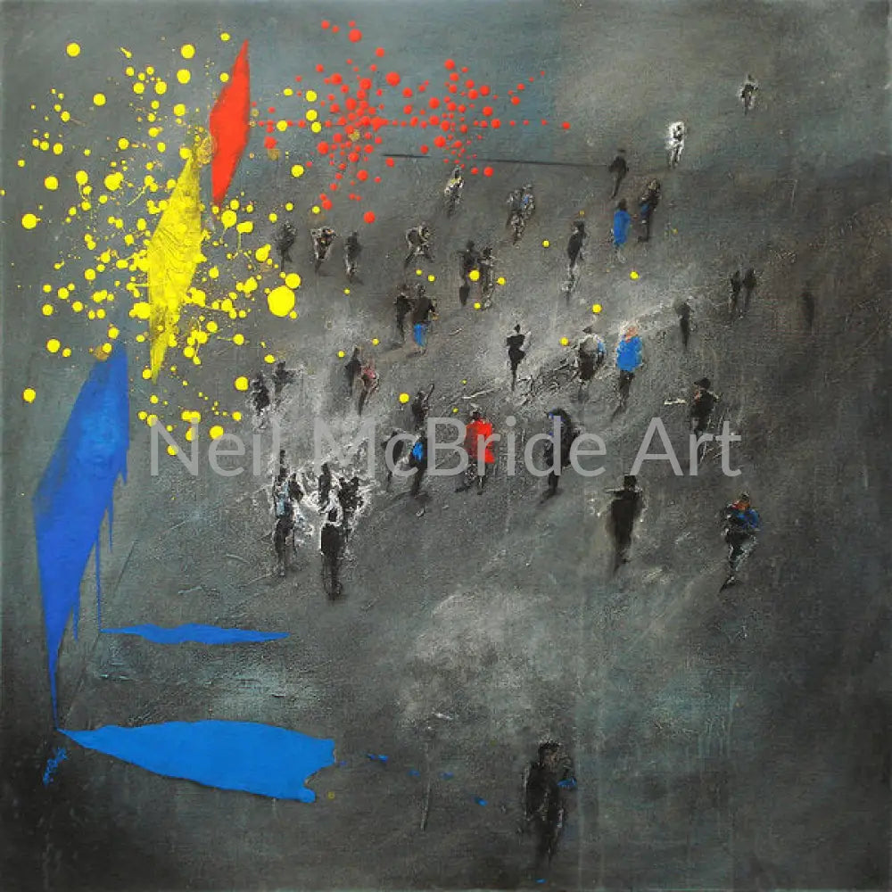 Exhibitionist Paintings Paper Prints 14.000’’ x 14.000’’ / Watercolor Paper Art Print