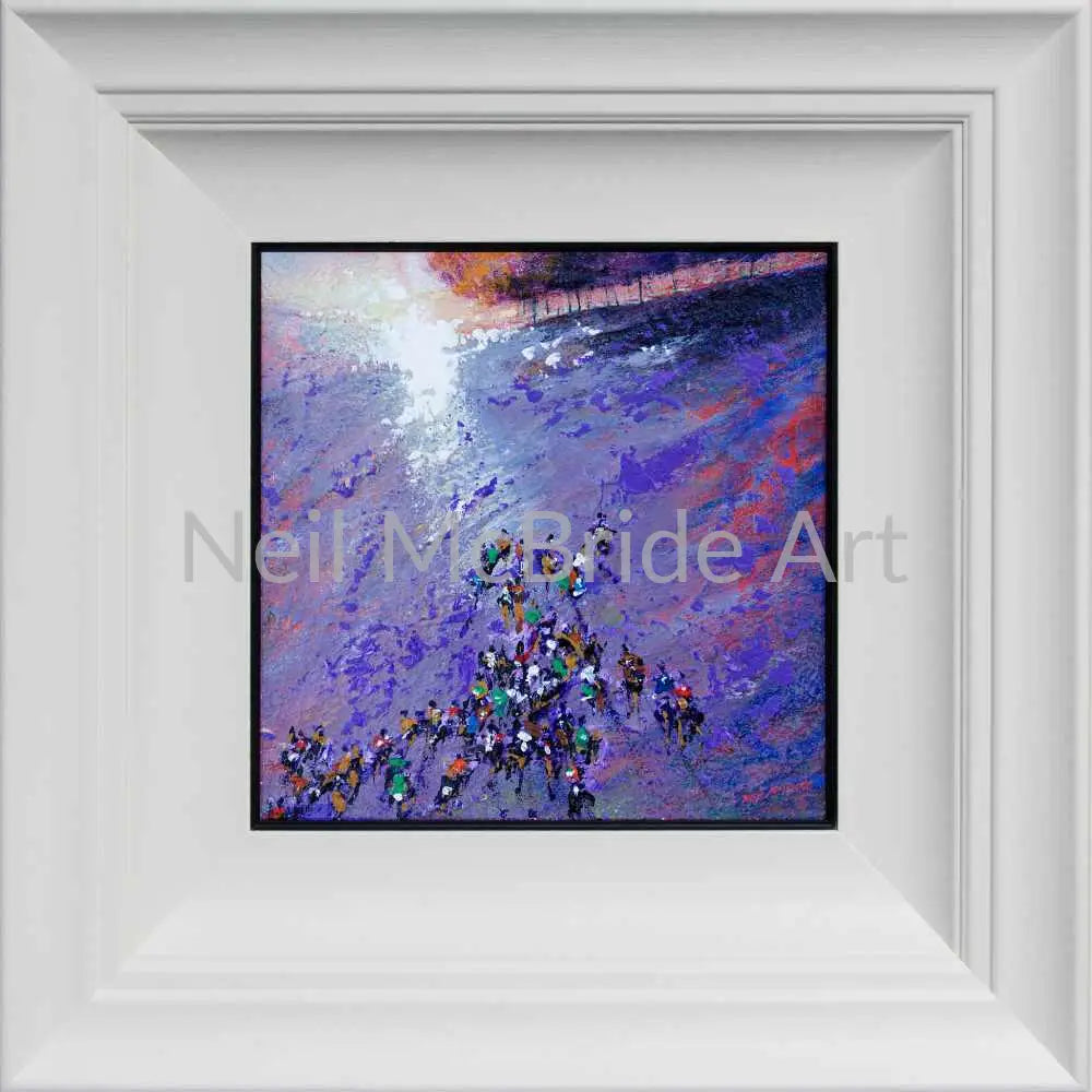 Fell Running framed crowds art www.neilmcbrideart © Neil McBride 2020