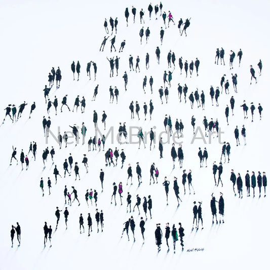 Forming a Queue Another McBride original painting worth waiting for? Paintings