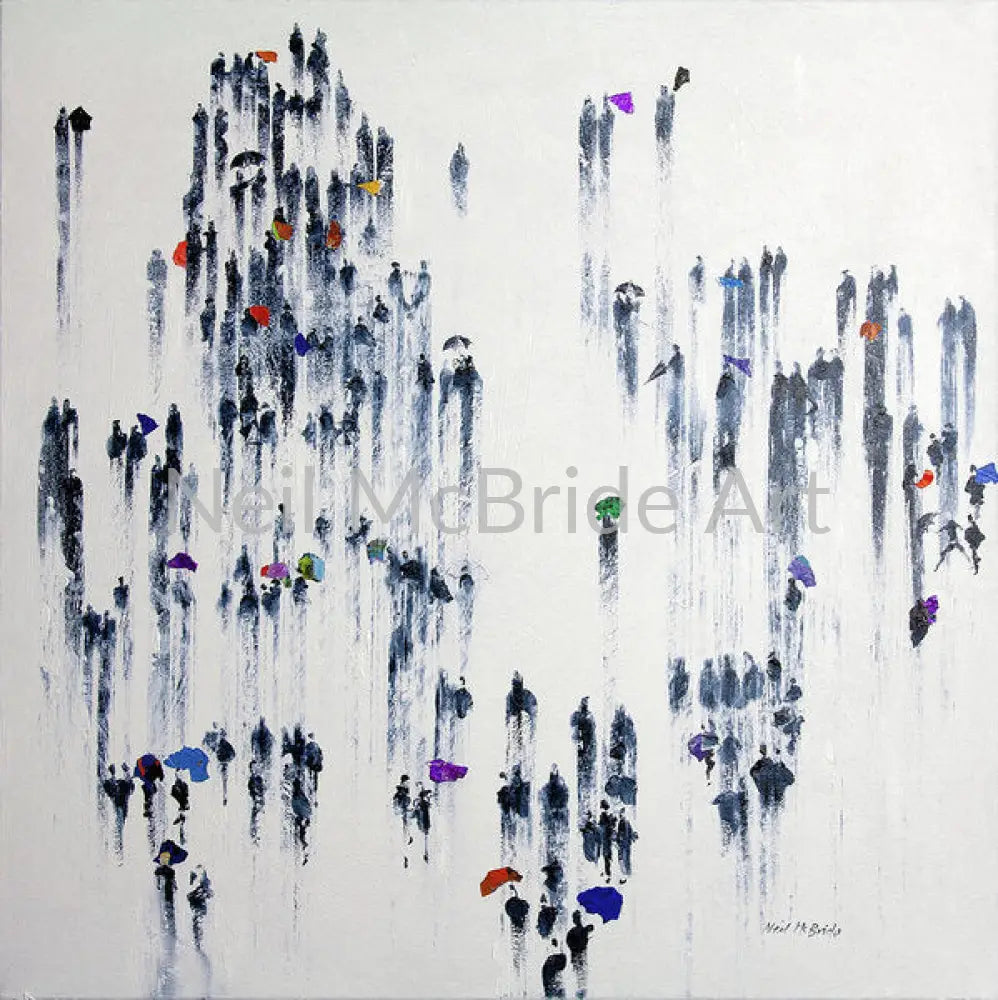 Gamp Weather, rainy day artwork by Neil McBride