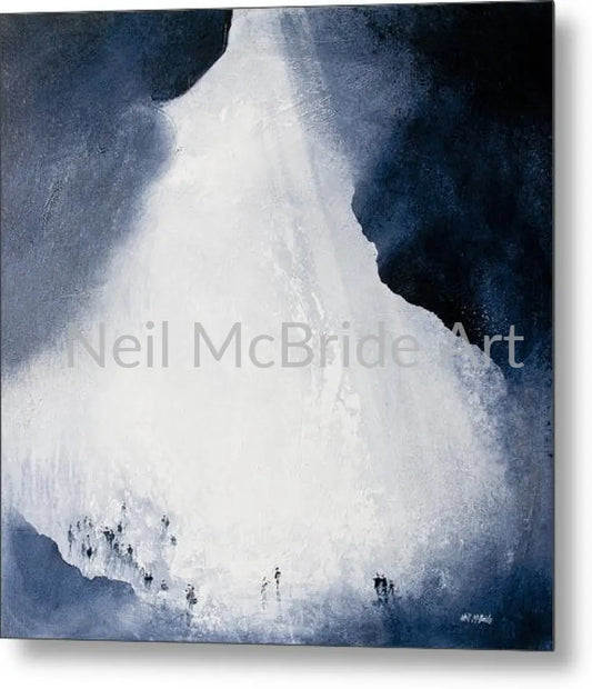 Gaping Gill Yorkshire Metal Print 16.000’’ x 16.000’’ Metal Print