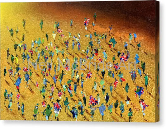 Gold Rush Canvas Print 16.000’’ x 10.750’’ / Mirrored / Glossy Canvas Print