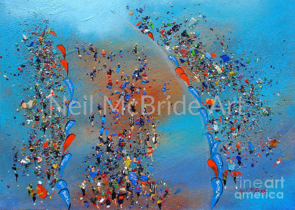 Great North Run Paper Print 14.000’’ x 9.875’’ / Archival Matte Paper Art Print