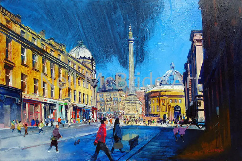 Grey Street Newcastle - Art Print - Neil McBride Art