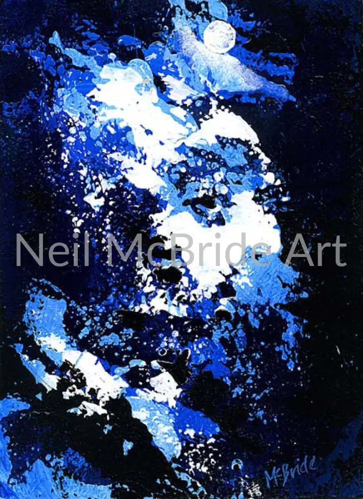 Original portrait painting of a historical character © Neil McBride 2019