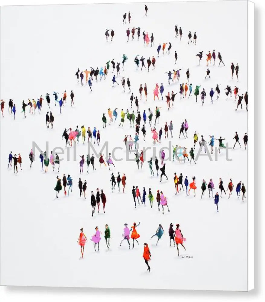 In The Pink Canvas Prints 16’’ x 16’’ / White / Matte Canvas Print