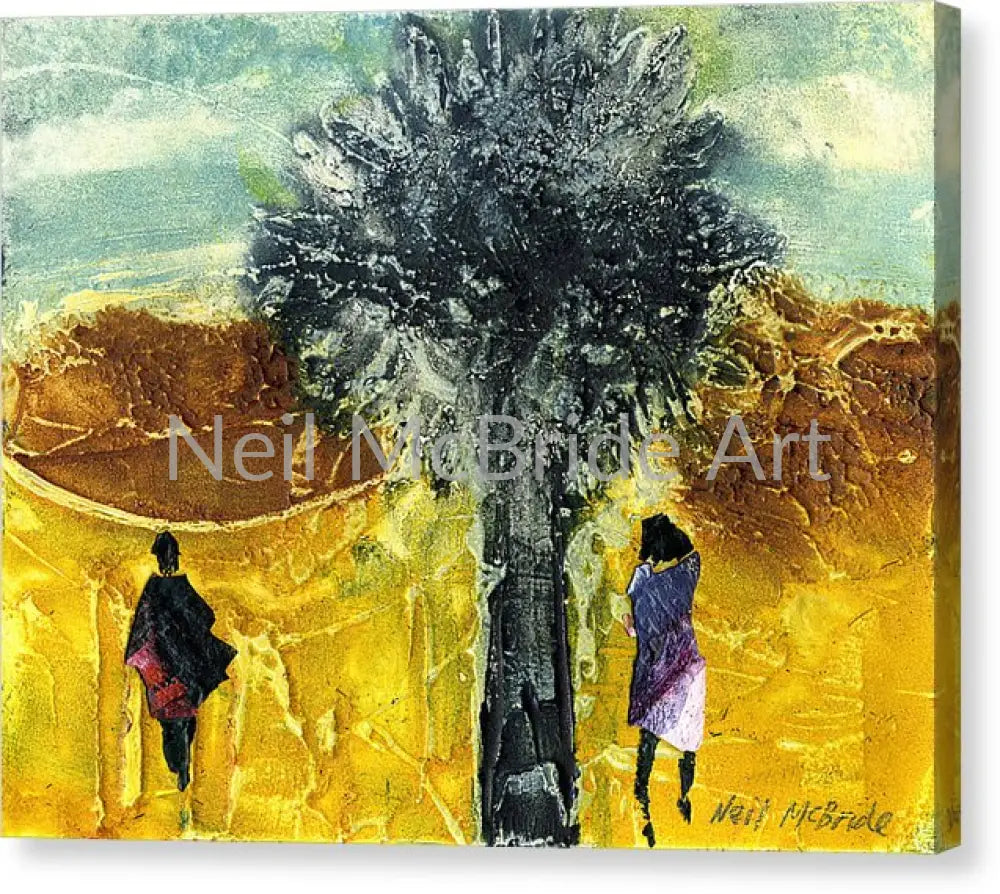 Lovers tiff art on canvas © Neil McBride 2019
