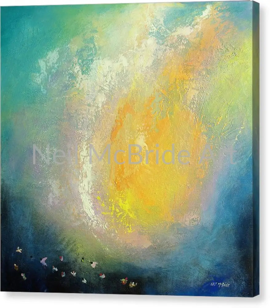 Lava Bomb art canvas print © Neil McBride 2019