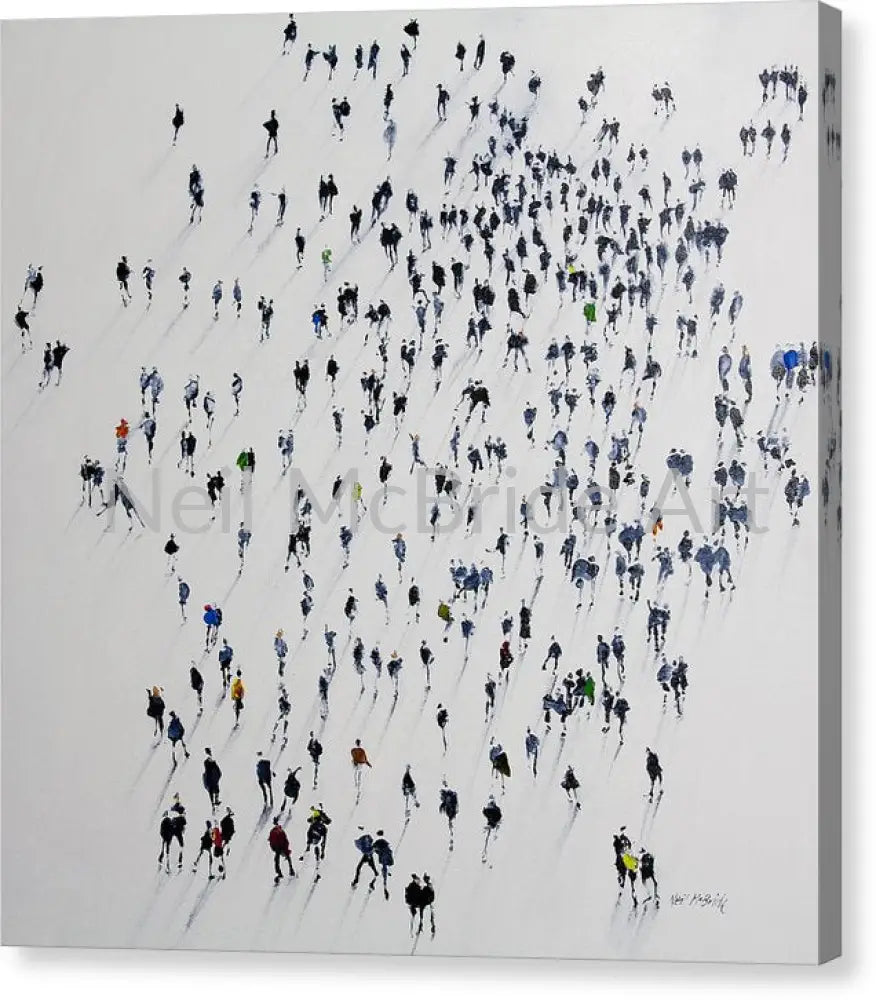 Long Shadows, Short Days on a canvas print © Neil McBride 2019