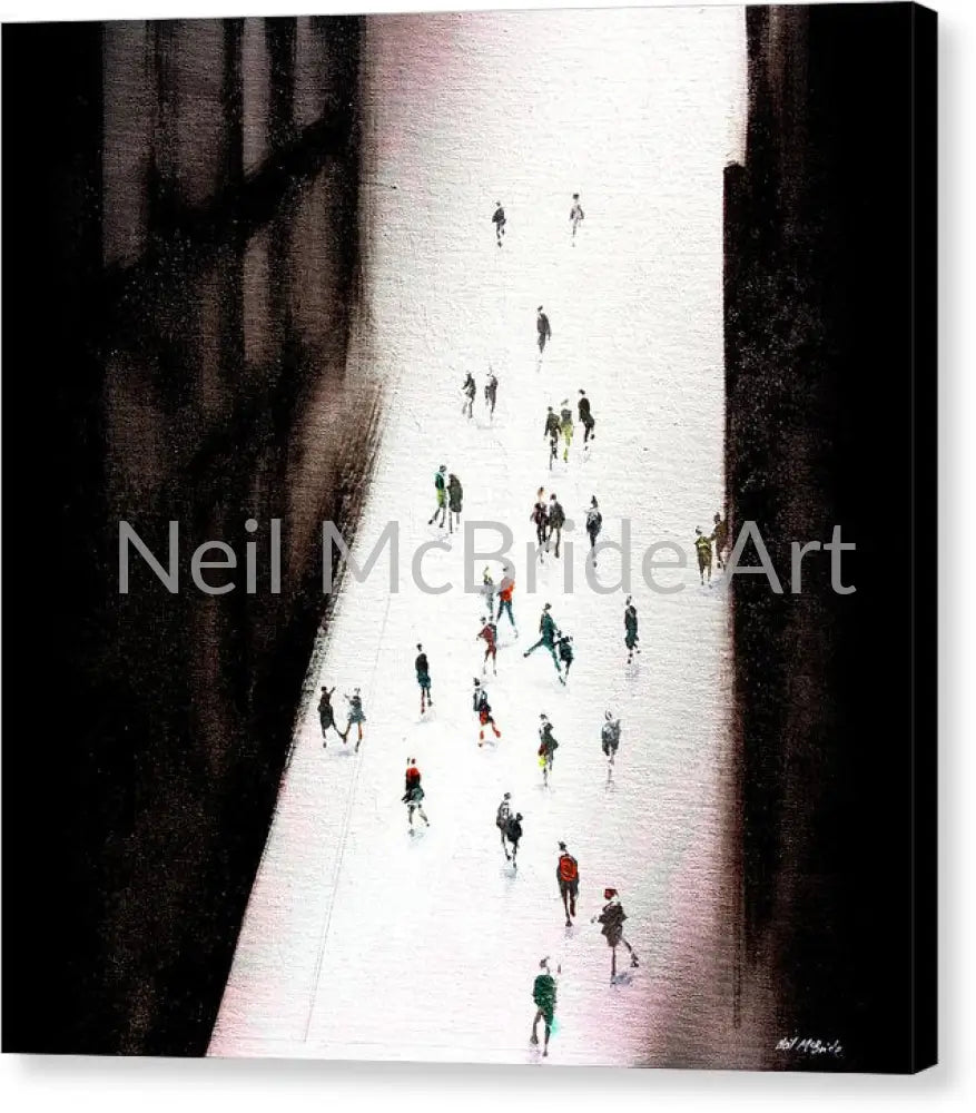 Lost In Franz Canvas Print 14.000’’ x 14.000’’ / Black / Glossy Canvas Print