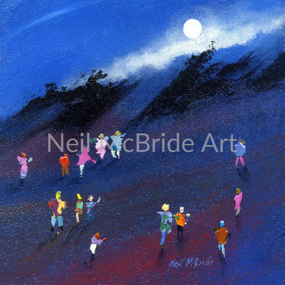Moon Beam Search - Art Print - Neil McBride Art