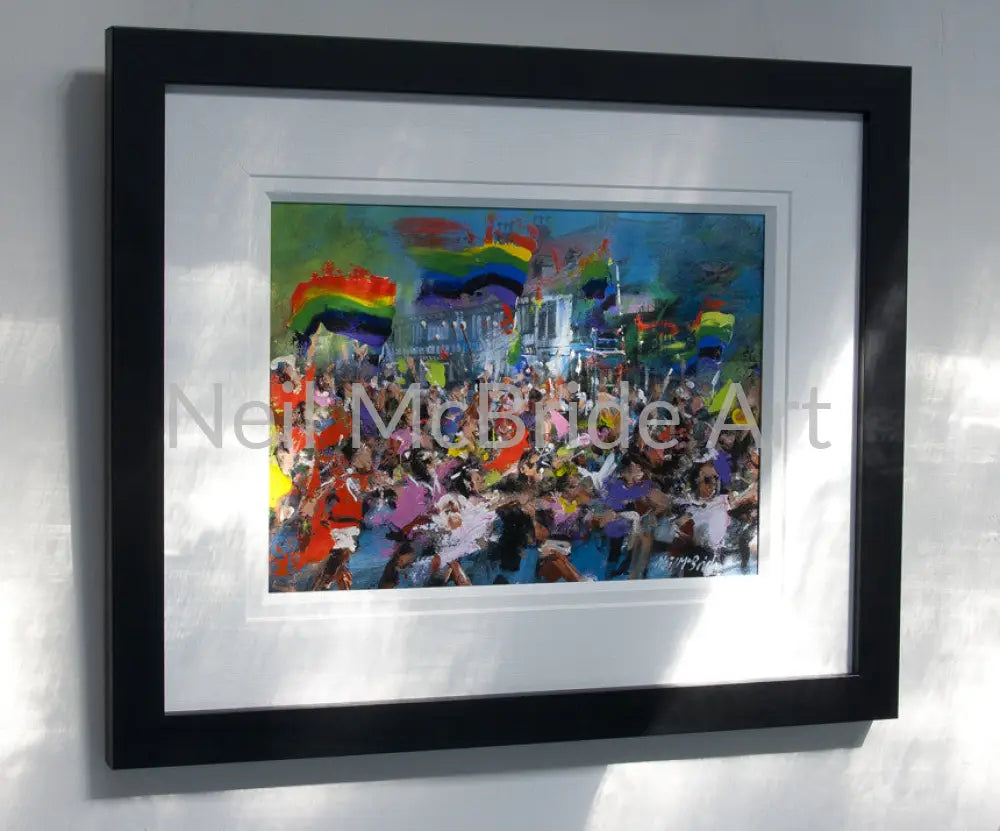 Pride and Diversity Original framed painting Paintings
