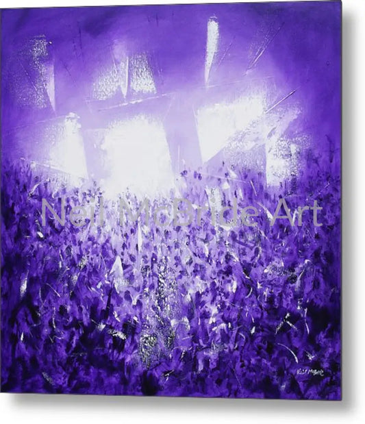 Purple Rave Metal Print 8.000’’ x 7.875’’ Metal Print