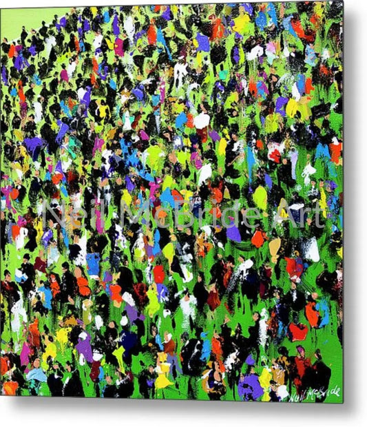 Race Meeting II Metal Print 12.000’’ x 12.000’’ Metal Print