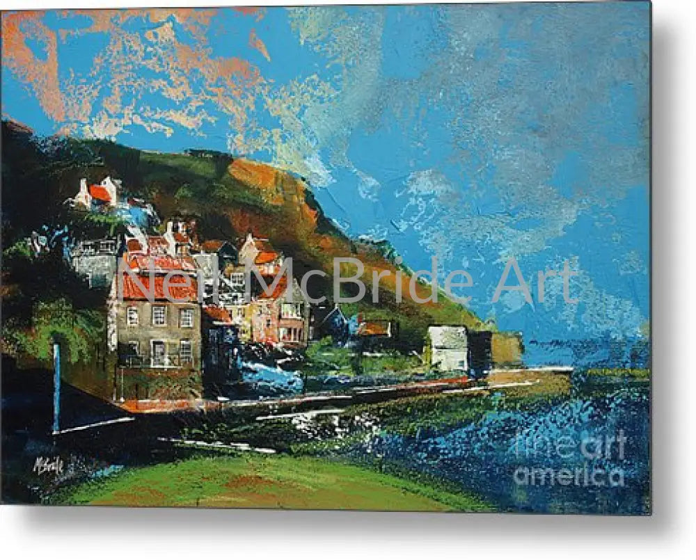 Runswick Bay art. © Neil McBride 2018