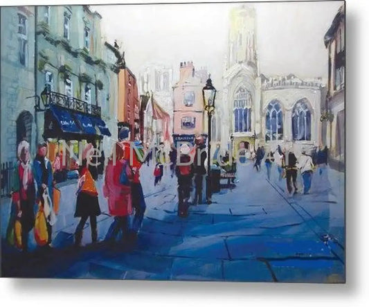 St Helen Square York Metal Print 14.000’’ x 9.750’’ Metal Print