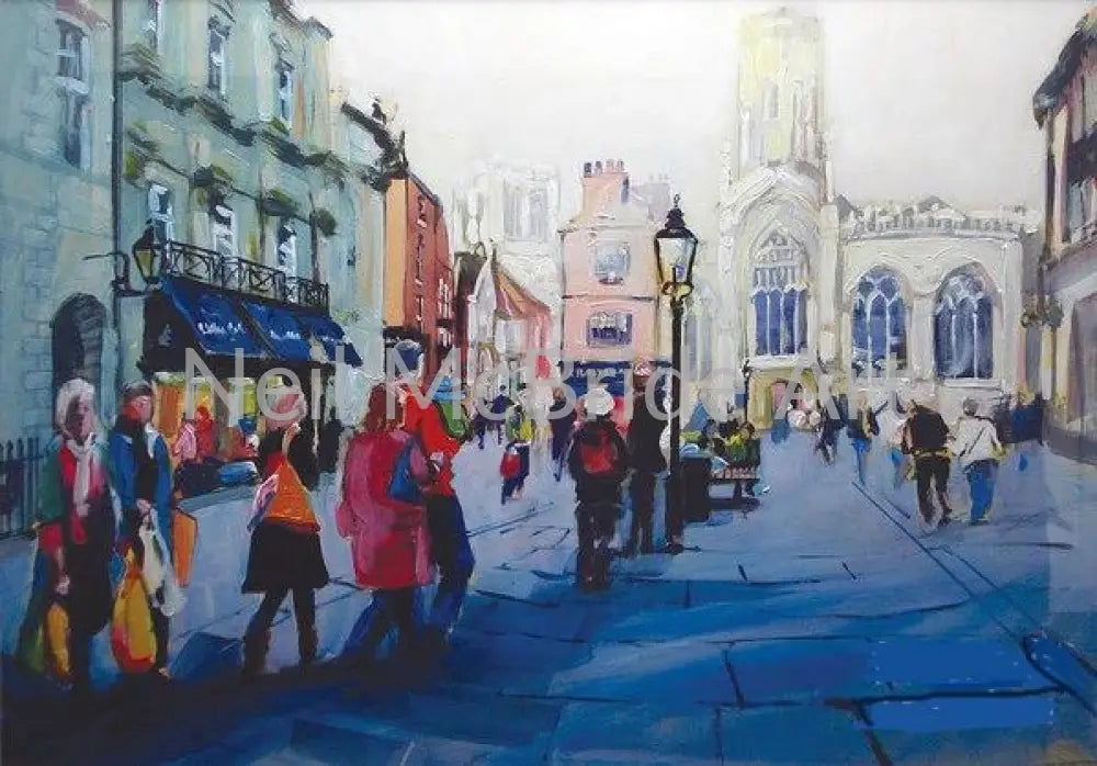 St Helen Square York Paper Prints 14.000’’ x 9.750’’ / Somerset Velvet Art Print