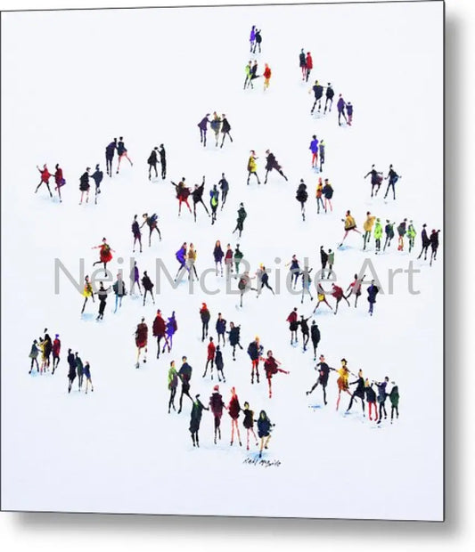 Striking A Pose Metal Print 8.000’’ x 8.000’’ Metal Print