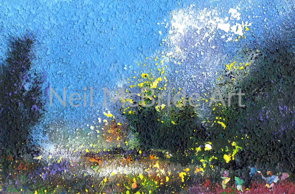 Original landscape art for sale by Yorkshire artist Neil McBride