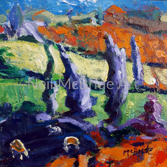 Thinking of Italy original painting Paintings
