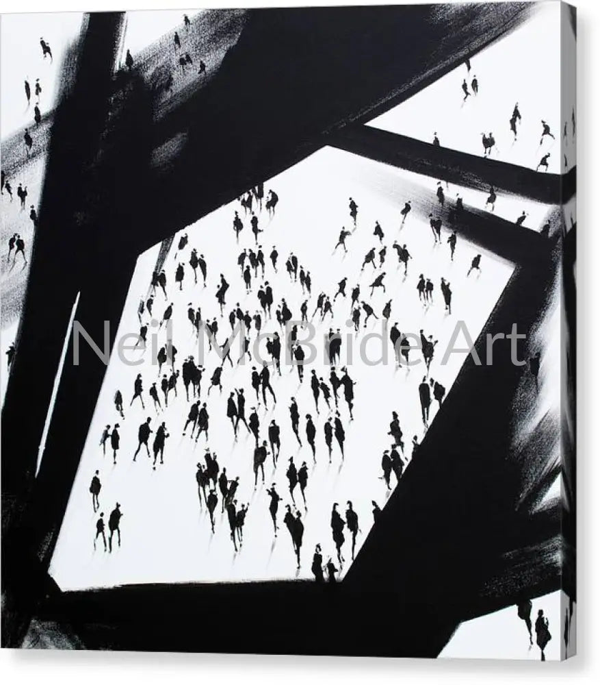 Vantage Point - Canvas Prints 16’’ x 16’’ / Mirrored / Matte Canvas Print