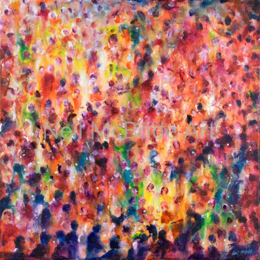 Vigil is an original painting sure to keep your faith in art alive. Paintings