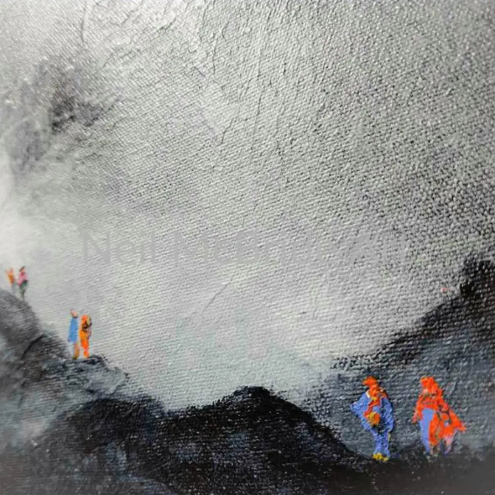 Walking Buddies original painting on canvas Paintings
