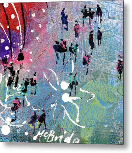 Water Garden Metal Print 12’’ x 12’’ Metal Print