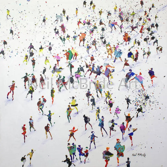 Freestyle Dance Art Prints on Somerset Velvet Paper 12’’ x 12’’ / Somerset Velvet Art Print