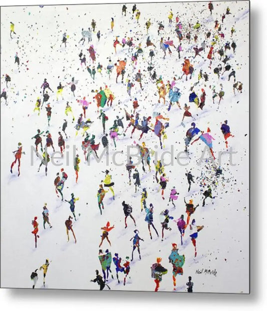 We Came Here to Dance Metal Prints 16’’ x 16’’ Metal Print