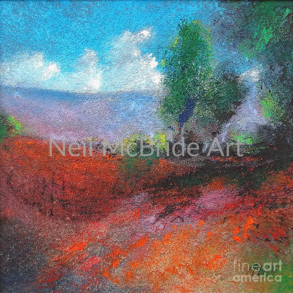 White Clouds Purple Haze Art Print 14.000’’ x 14.000’’ / Somerset Velvet Art Print
