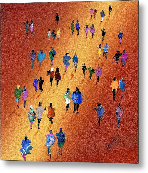 Evening Stroll - Metal Print