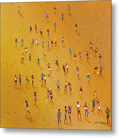 Beach Games captured on aluminium metal art prints