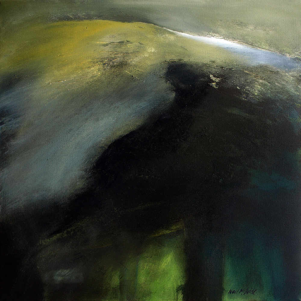 Mam Tor, Shivering Mountain original painting on canvas © Neil McBride 2019